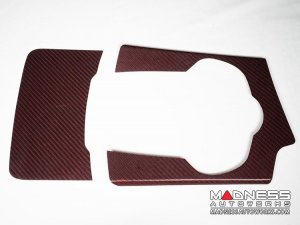 Alfa Romeo Stelvio Complete Interior Trim Kit - Red Carbon Fiber 